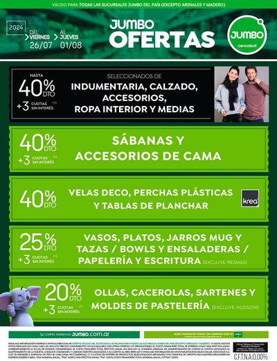 Catálogo Jumbo en Comodoro Rivadavia | Soft Nacional 26 al 01 Agosto | 26/7/2024 - 1/8/2024