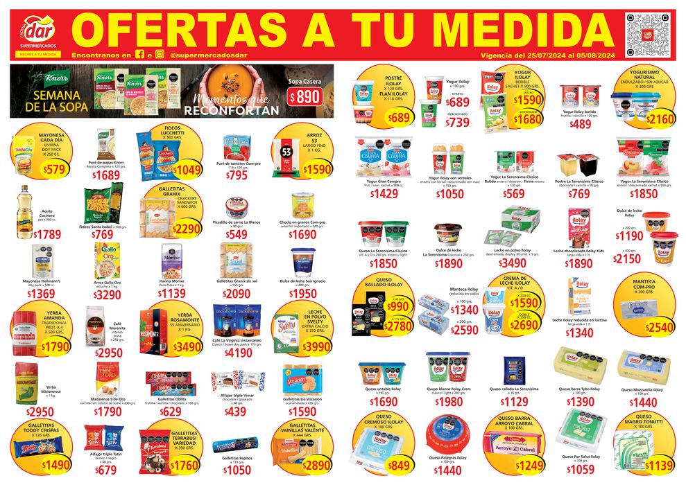 Catálogo Cadena Dar en Rawson (Chubut) | Catálogo Supermercados Dar | 26/7/2024 - 5/8/2024