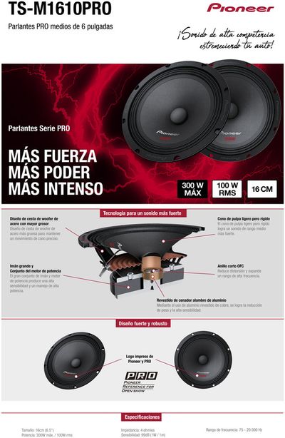 Catálogo Pioneer en Buenos Aires | TS-M1610PRO | 11/9/2024 - 4/10/2024