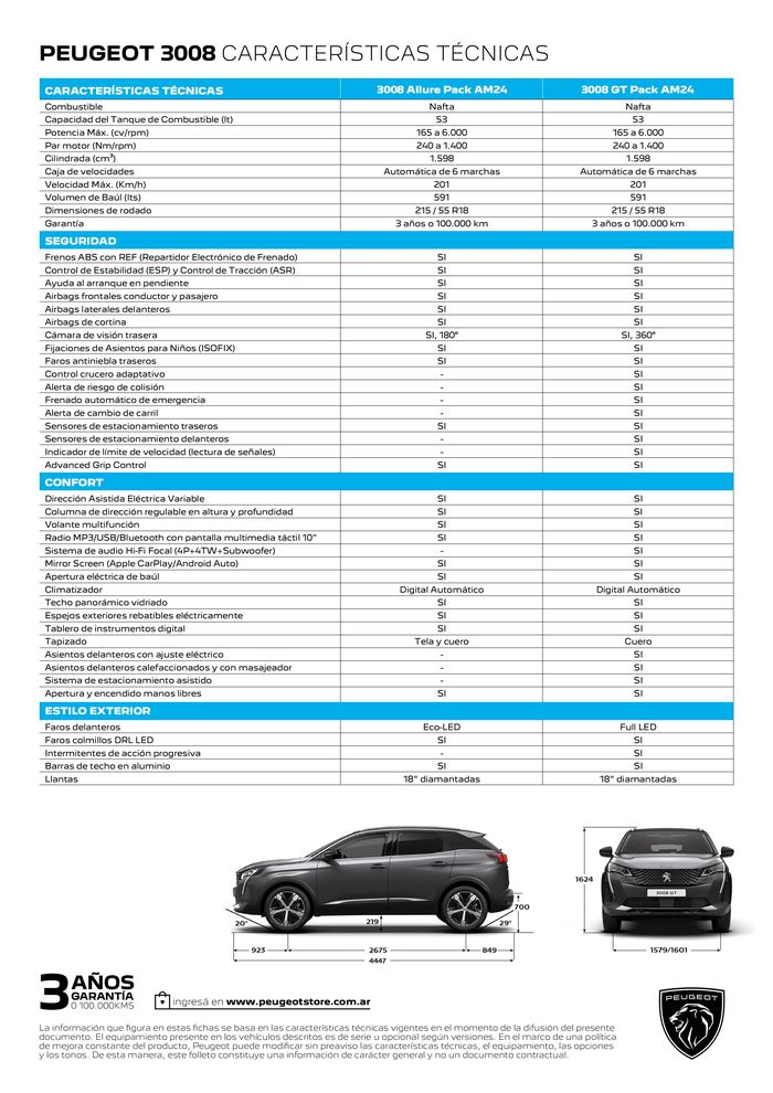 Catálogo Peugeot en Córdoba | 3008 | 18/9/2024 - 18/9/2025