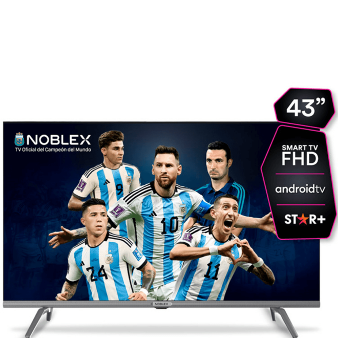Oferta de ANDROID TV NOBLEX 43'' FULL HD DR43X7100 por $359999 en Authogar