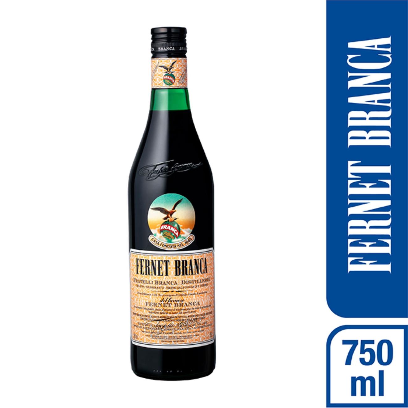 Oferta de Fernet Branca botella 750 cc. por $8490 en Carrefour