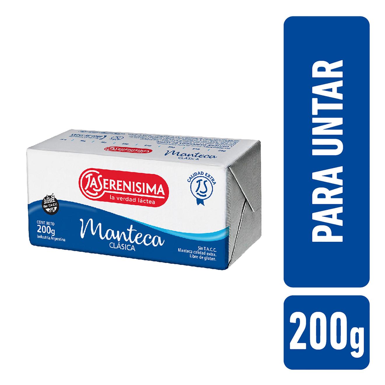 Oferta de Manteca La Serenísima extra para untar 200 g. por $2010 en Carrefour