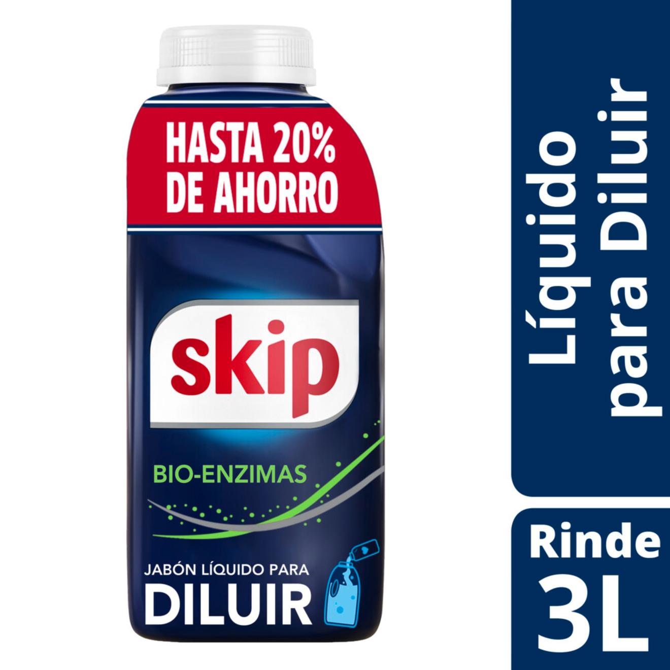 Oferta de Jabón líquido para ropa Skip concentrado bio encimas 500 cc. por $4387,5 en Carrefour