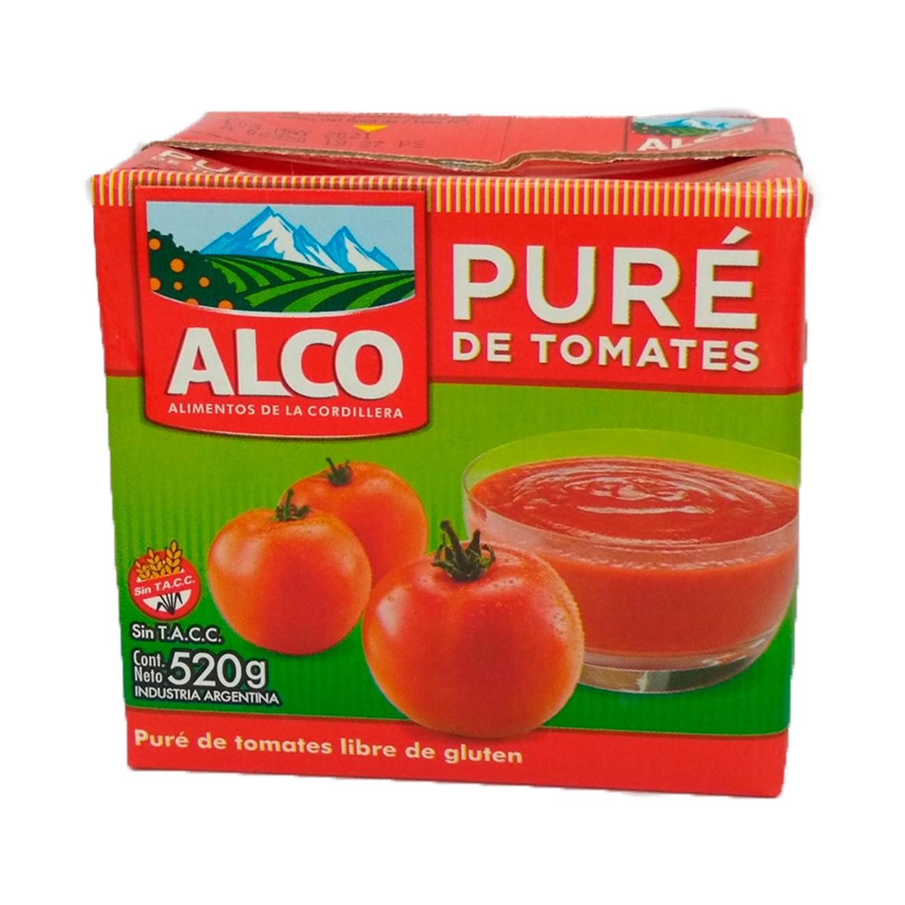 Oferta de Pure de tomates Alco 520 g. por $855 en Carrefour