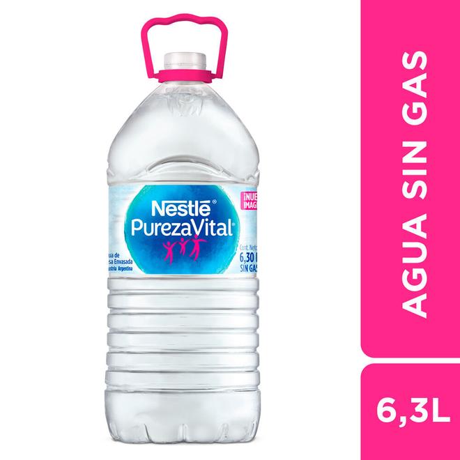 Oferta de Agua de mesa sin gas Nestlé bidón 6.3 l. por $2489,25 en Carrefour