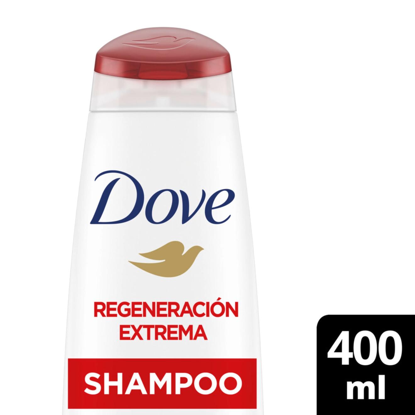 Oferta de Shampoo Dove regeneración extrema 400 cc. por $3000 en Carrefour