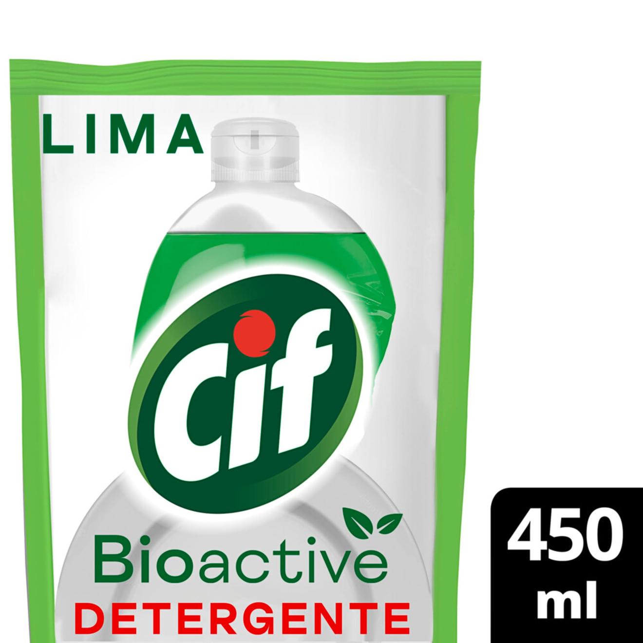 Oferta de Detergente Cif bioactive lima repuesto 450 cc. por $1158,75 en Carrefour