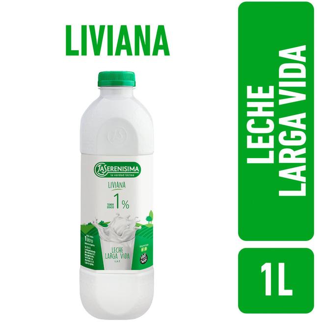 Oferta de Leche descremada larga vida La Serenísima liviana 1% botella 1 l. por $1350 en Carrefour
