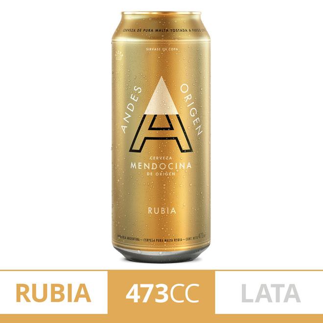 Oferta de Cerveza rubia Andes Origen 473 cc. por $1111,5 en Carrefour