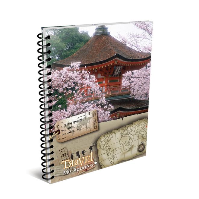 Oferta de Cuaderno rayado Apuntes travel 80 hojas por $3590 en Carrefour