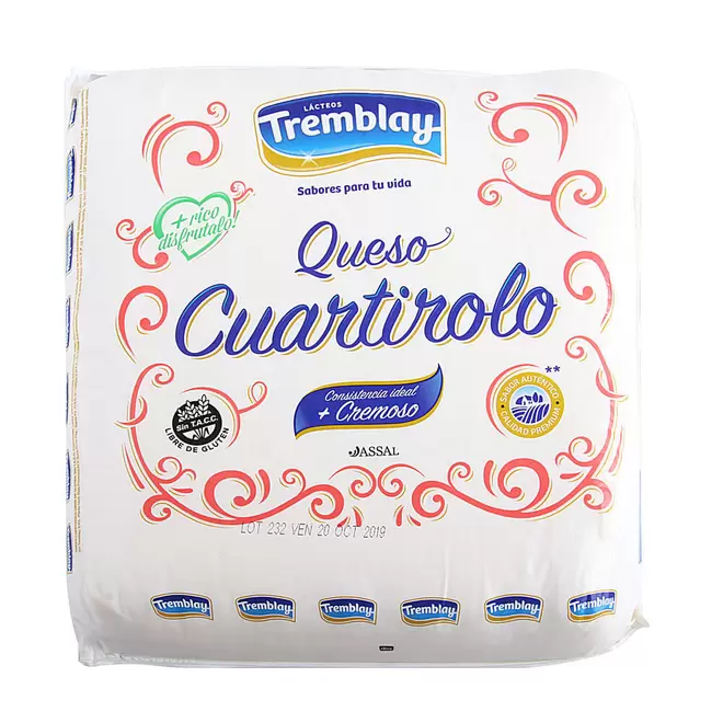 Oferta de Queso cuartirolo Tremblay x kg. por $6900 en Carrefour