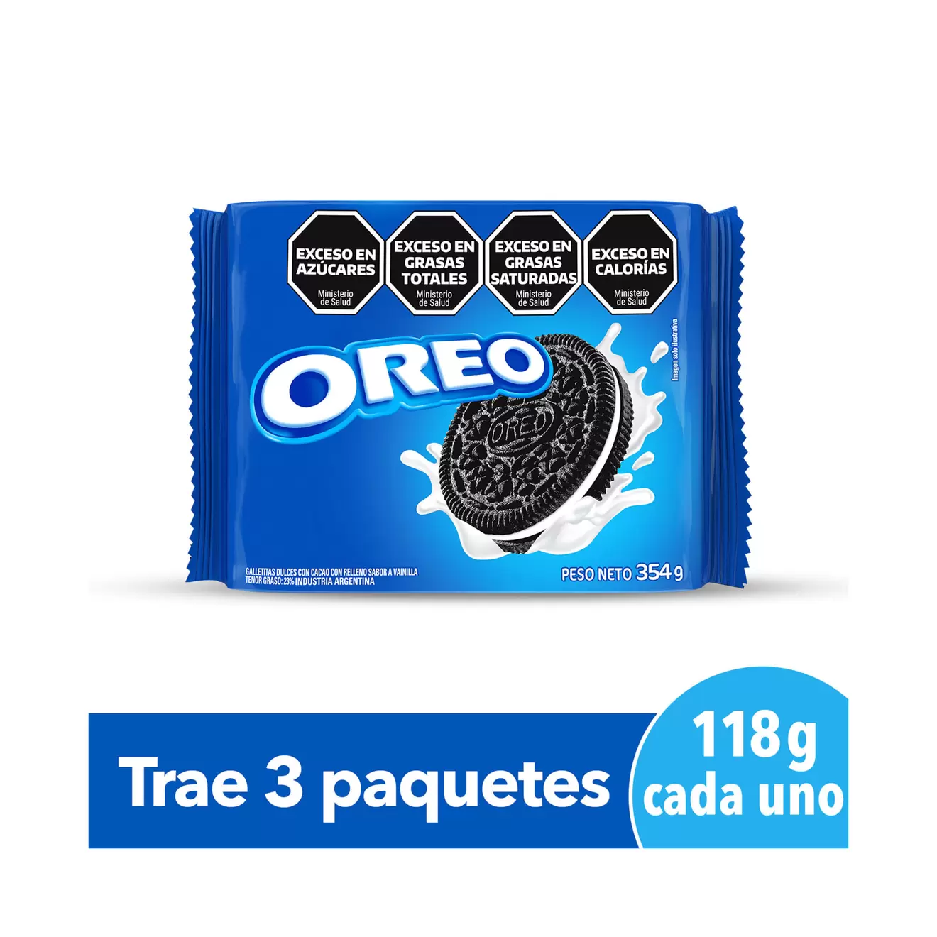 Oferta de Galletitas Oreo Rellenas con crema sabor original 354 g. por $3655 en Carrefour