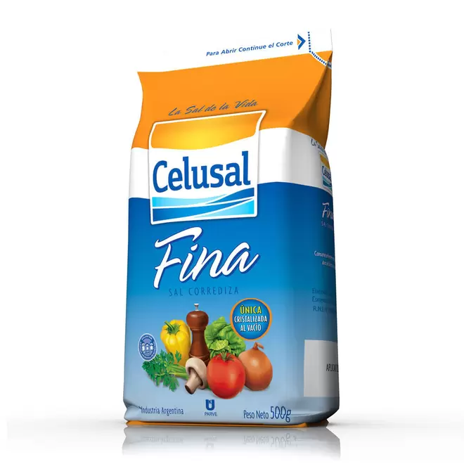 Oferta de Sal fina Celusal paquete 500 g. por $1170 en Carrefour