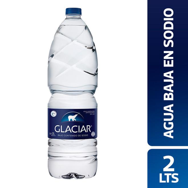 Oferta de Agua mineralizada sin gas Glaciar bajo sodio 2 l. por $1519 en Carrefour
