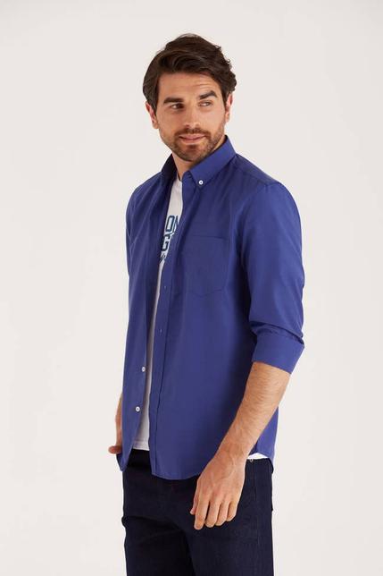 Oferta de Camisa Fil a FIl Azul francia por $24999 en Macowens