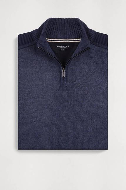 Oferta de Sweater medio cierre azul por $44999 en Macowens