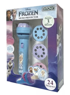 Oferta de Micro Proyector Frozen Celeste por $5700 en El Mundo del Juguete