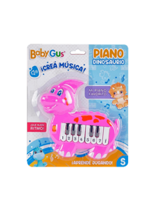 Oferta de Piano interactivo Dinosaurios Crea Música Rosa por $3800 en El Mundo del Juguete