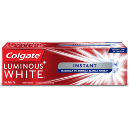 Oferta de Colgate Crema Dental Luminous White Instant 70 gr por $1772,91 en Farmacia Del Puente
