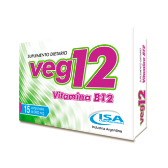 Oferta de Veg12 Vitamina B12 por $2100 en Farmacias del Dr Ahorro