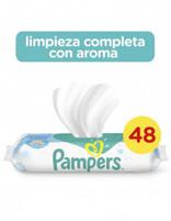 Oferta de Pampers Fresh Clean Toallitas Limpiadoras Húmedas 48 Unidades por $6200,4 en Farmacias Líder