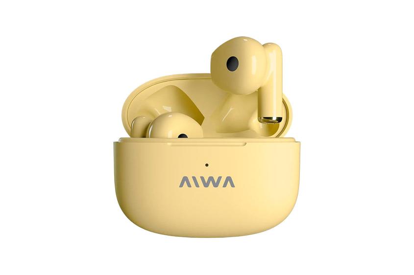 Oferta de Auriculares In-Ear Inalámbricos Aiwa ATA-506A Amarillo Pastel por $29999 en Pardo Hogar