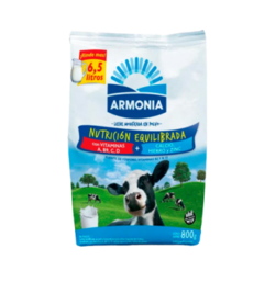Oferta de ARMONIA leche polvo entera x800g por $5445 en Pasos Supermercado