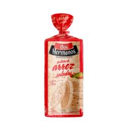 Oferta de DOS HERMANOS galletita arroz con sal x100g por $677,6 en Pasos Supermercado