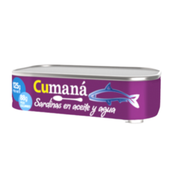 Oferta de CUMANA sardinas en aceite x125g por $1720,86 en Pasos Supermercado