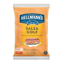 Oferta de HELLMANNS salsa golf bolsa x2,9Kg por $4719 en Pasos Supermercado