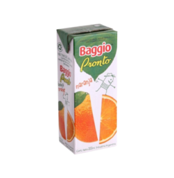 Oferta de BAGGIO jugo naranja x200cc por $326,7 en Pasos Supermercado