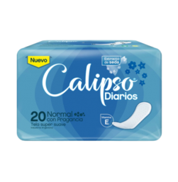 Oferta de CALIPSO protector normal con perfume x20Un. por $797,39 en Pasos Supermercado
