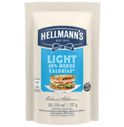 Oferta de HELLMANNS mayonesa liviana x237g por $726 en Pasos Supermercado