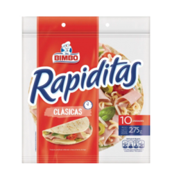 Oferta de BIMBO rapiditas tortillas x10Un. por $1815 en Pasos Supermercado