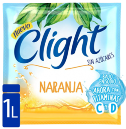 Oferta de CLIGHT jugo naranja sobres x20 por $204,49 en Pasos Supermercado