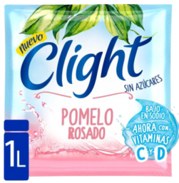 Oferta de CLIGHT jugo pomelo rosado x20 sobres por $204,49 en Pasos Supermercado