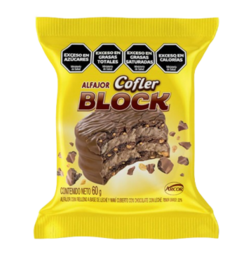 Oferta de COFLER alfajor block triple chocolate x60g por $676,27 en Pasos Supermercado