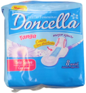 Oferta de DONCELLA toalla pocket tanga con alas x8Un. por $523,45 en Pasos Supermercado
