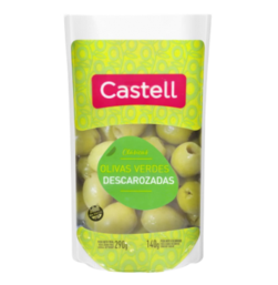 Oferta de CASTELL aceituna verde descarozada x150g por $1197,17 en Pasos Supermercado