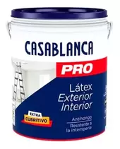 Oferta de Latex Casablanca Pro Interior / Exterior X 4 Lts Pintumm por $11305 en Pinturerias MM