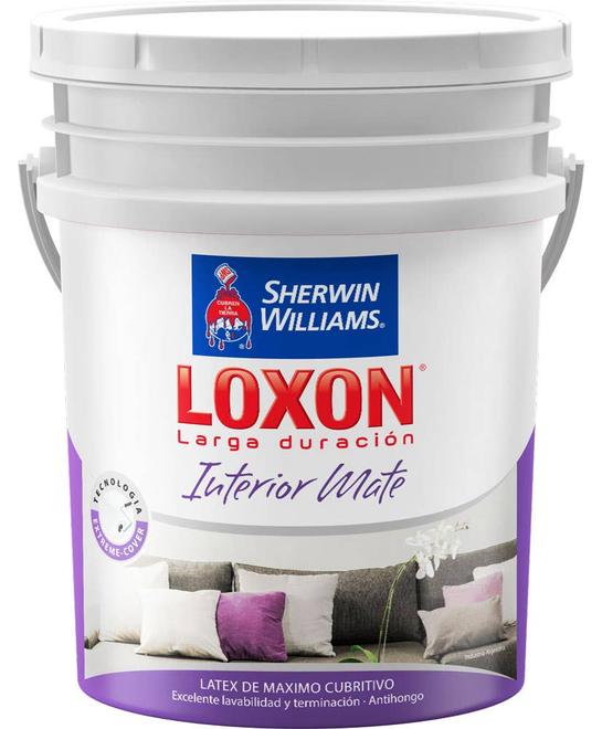 Oferta de Latex Interior Loxon Mate Blanco 20 Lts Sherwin Williams por $62850,75 en Pinturerías Rex