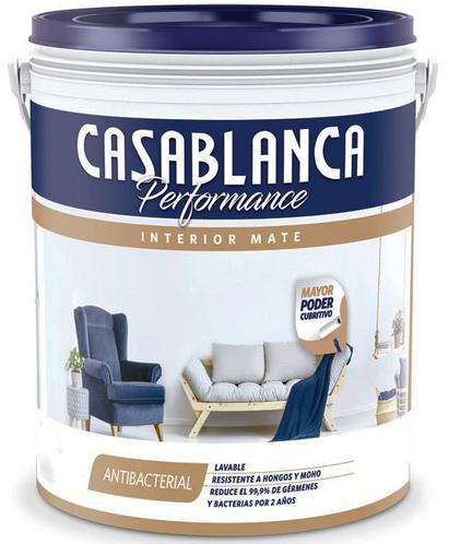 Oferta de Látex Interior Performance Mate Blanco 20 Lts Casablanca por $39625,2 en Pinturerías Rex