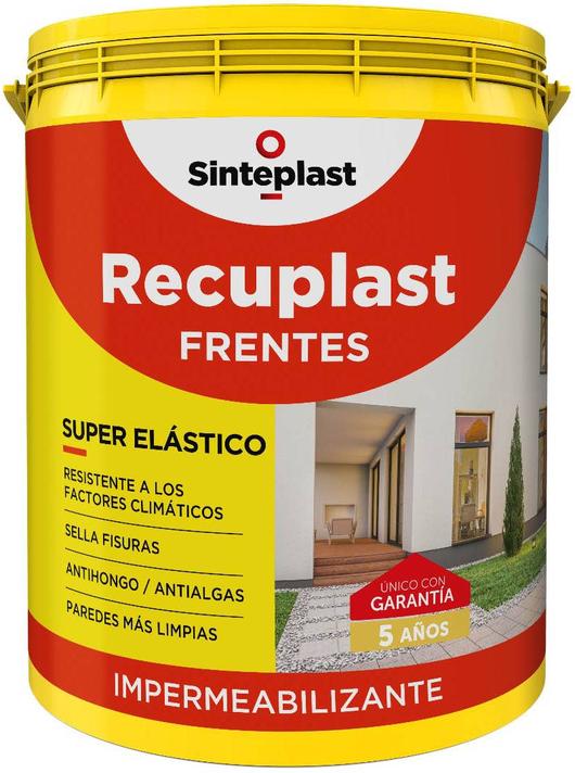 Oferta de Recuplast Frentes 20 Litros Impermeabilizante Sinteplast Blanco por $60546,75 en Pinturerías Rex