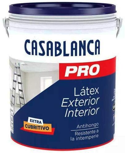 Oferta de Latex Exterior Interior Casablanca Pro Mate Blanco 20 Lts por $25021,5 en Pinturerías Rex