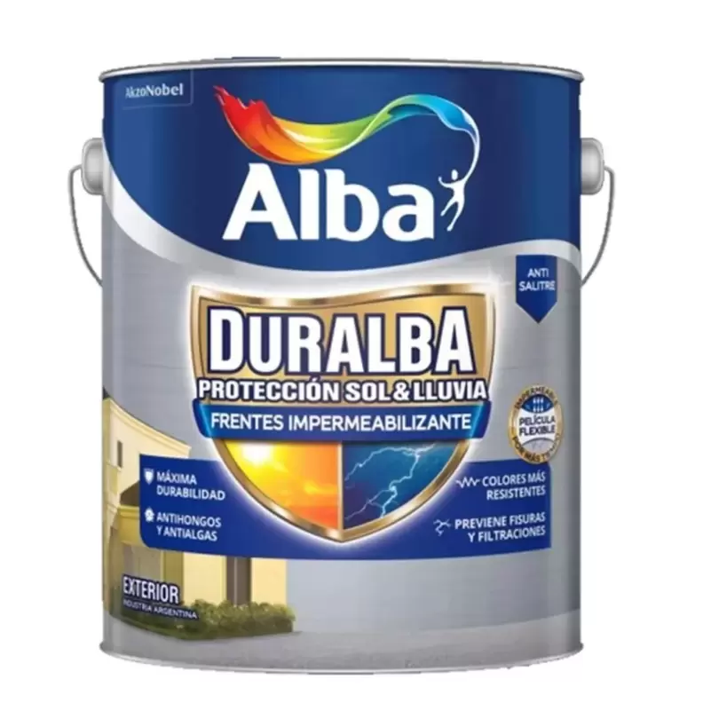 Oferta de Duralba Frentes Y Muros Pintura Impermeabilizante 20 Lts Blanco por $137099,1 en Pinturerias Sagitario