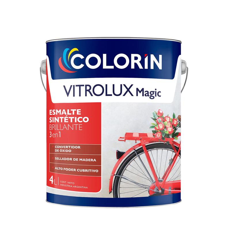 Oferta de Colorín
                Esmalte Sintetico Vitrolux Magic 3 en 1 Brillante 4 Lts. por $45789,8 en Prestigio
