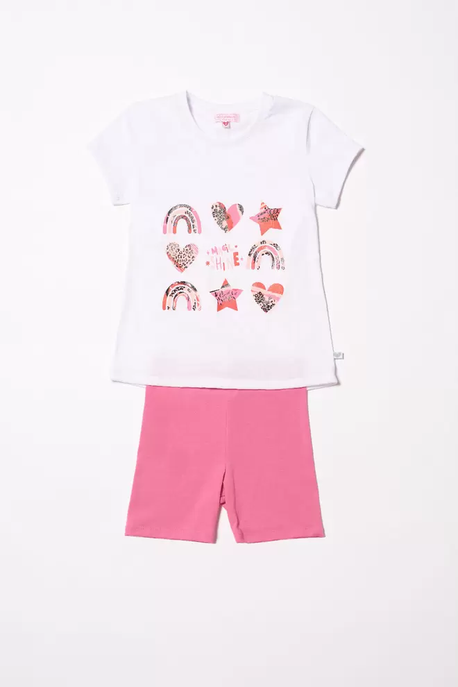 Oferta de Pijama remera manga corta y biker Magic Shine por $16431 en Promesse