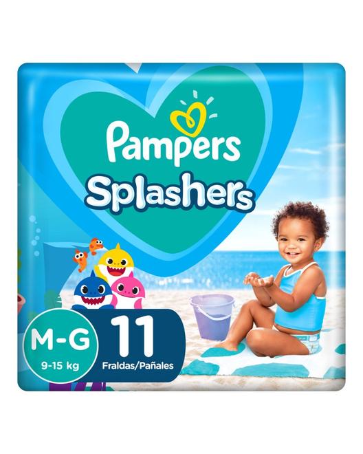 Oferta de Pampers - Trajes De Baños Desechables Splashers Baby Shark M-G 11 Unidades por $15420 en Punto de Salud
