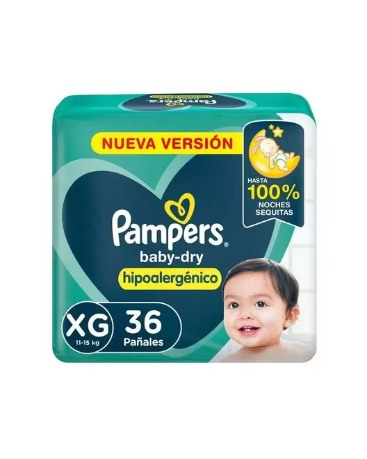 Oferta de PAMPERS - BABYDRY XGE 36 PADS por $31410 en Punto de Salud